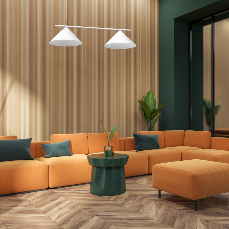 Hanglamp aan kabel CAPITAL 2xGX53/15W/230V wit