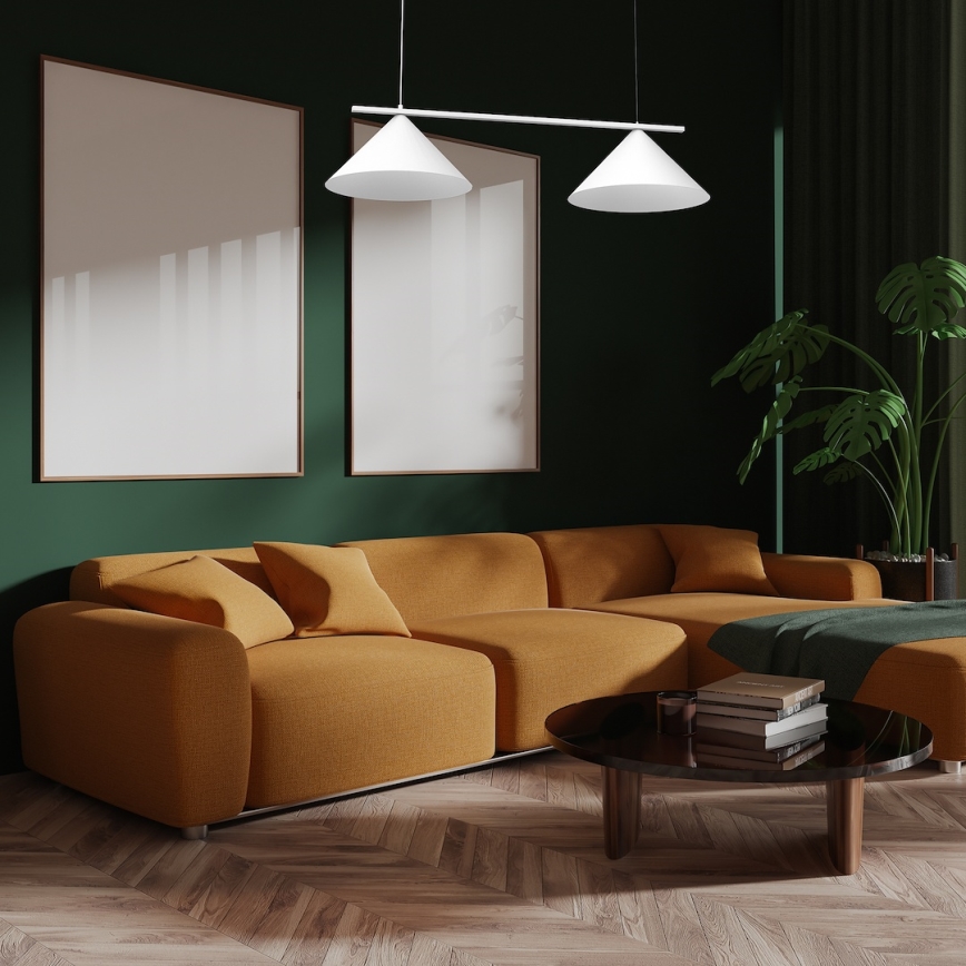 Hanglamp aan kabel CAPITAL 2xGX53/15W/230V wit