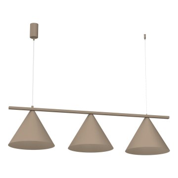 Hanglamp aan kabel CAPITAL 3xGX53/15W/230V beige