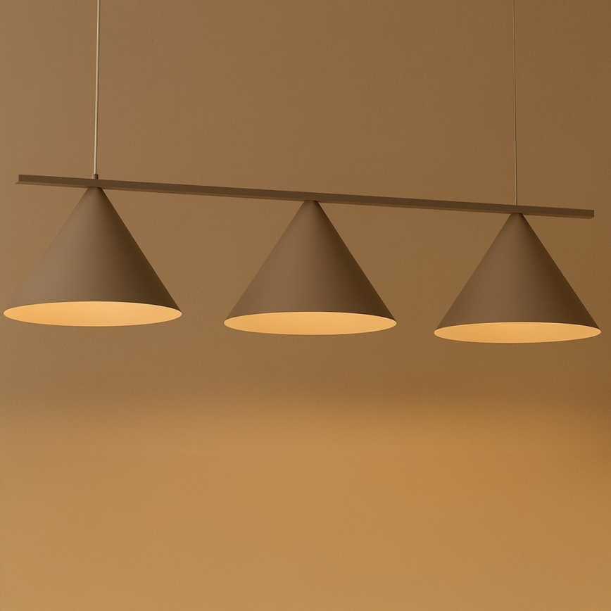 Hanglamp aan kabel CAPITAL 3xGX53/15W/230V beige