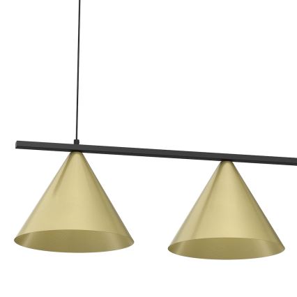 Hanglamp aan kabel CAPITAL 3xGX53/15W/230V goudkleurig