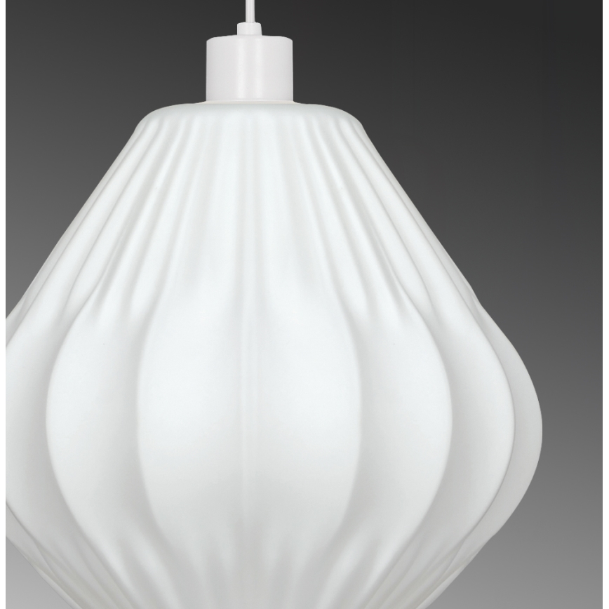 Hanglamp aan kabel CARSON 1xE27/40W/230V wit