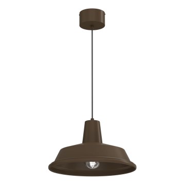 Hanglamp aan kabel CLASS 1xE27/15W/230V bruin