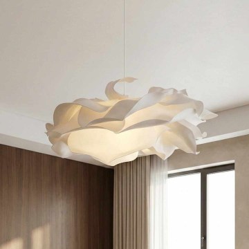 Hanglamp aan kabel CLOUDY 1xE27/40W/230V wit