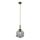 Hanglamp aan kabel CRUMPLED 1xE27/40W/230V brons/gerookt