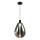 Hanglamp aan kabel DENSO 1xGU10/10W/230V Ø 30 cm zwart chroom