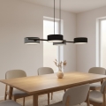 Hanglamp aan kabel DRUMZ 4xE14/10W/230V zwart/grijs