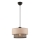 Hanglamp aan kabel ECHO 1xE27/60W/230V beige/grijs