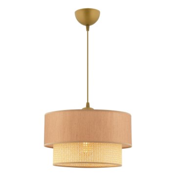 Hanglamp aan kabel ECHO 1xE27/60W/230V beige