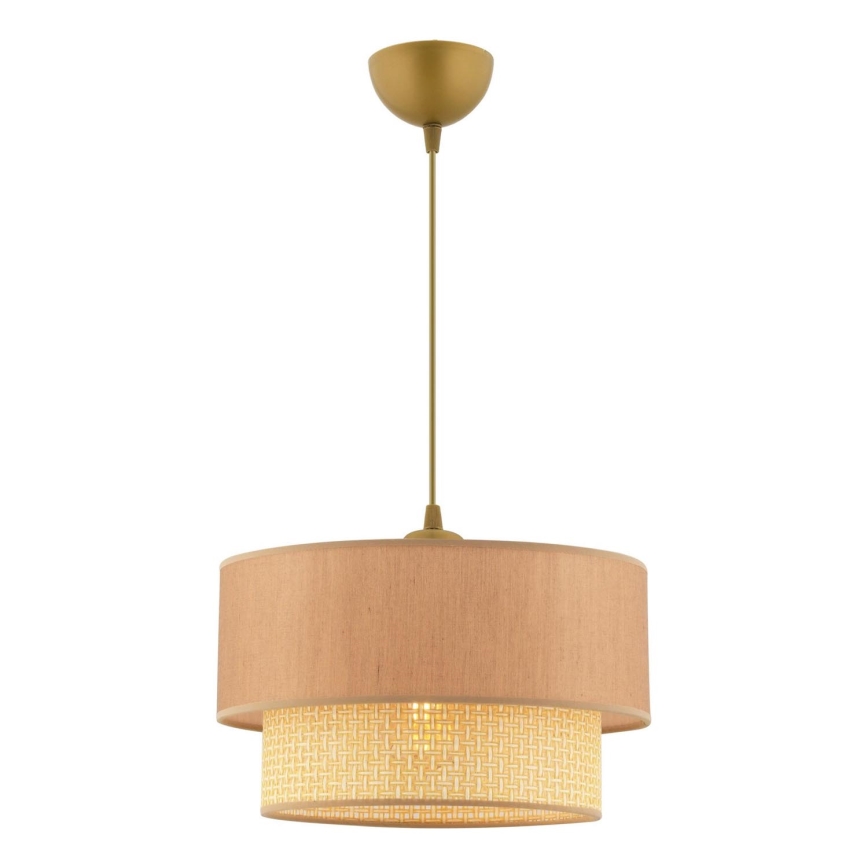 Hanglamp aan kabel ECHO 1xE27/60W/230V beige