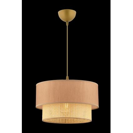 Hanglamp aan kabel ECHO 1xE27/60W/230V beige
