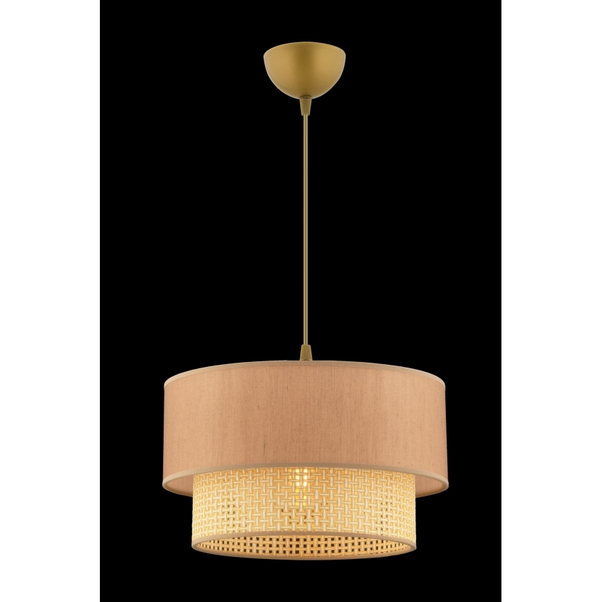 Hanglamp aan kabel ECHO 1xE27/60W/230V beige