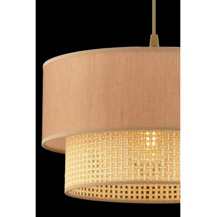Hanglamp aan kabel ECHO 1xE27/60W/230V beige