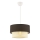 Hanglamp aan kabel ECHO 1xE27/60W/230V bruin/crème