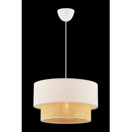 Hanglamp aan kabel ECHO 1xE27/60W/230V crème/beige