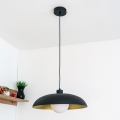 Hanglamp aan kabel ECLIPSE 1xE27/15W/230V zwart/goud