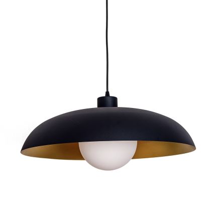 Hanglamp aan kabel ECLIPSE 1xE27/15W/230V zwart/goud