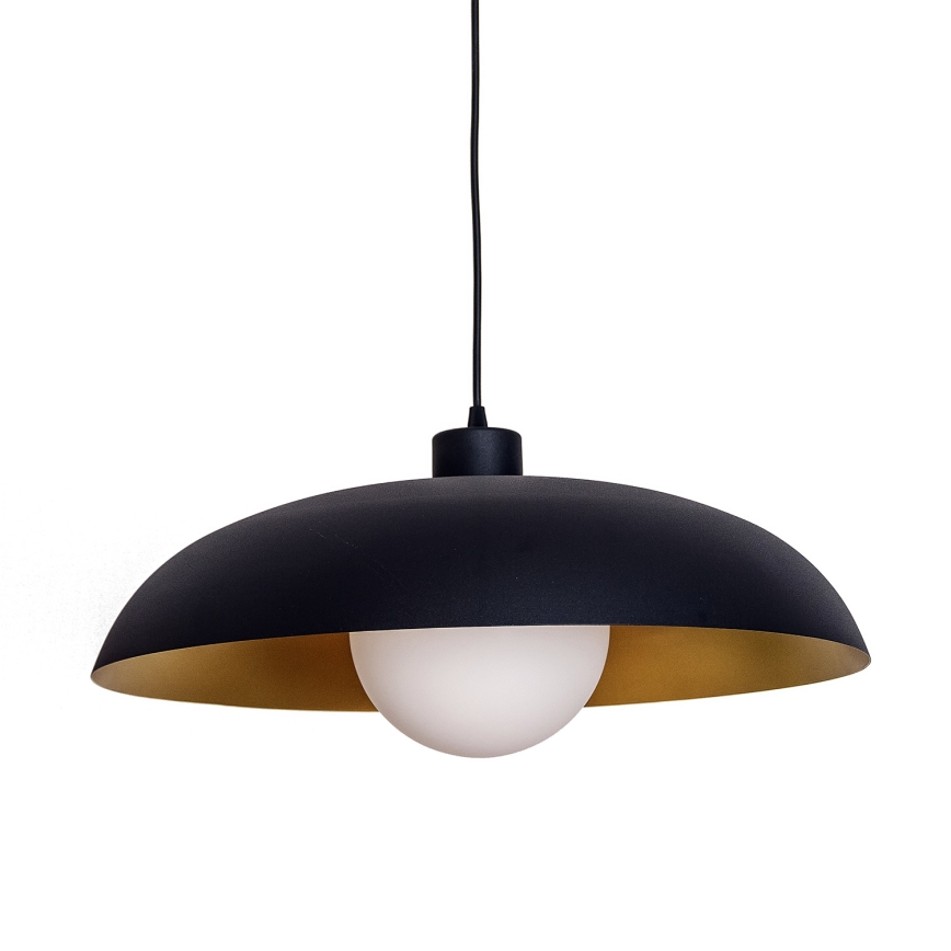 Hanglamp aan kabel ECLIPSE 1xE27/15W/230V zwart/goud