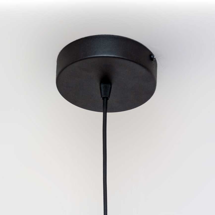 Hanglamp aan kabel ECLIPSE 1xE27/15W/230V zwart/goud