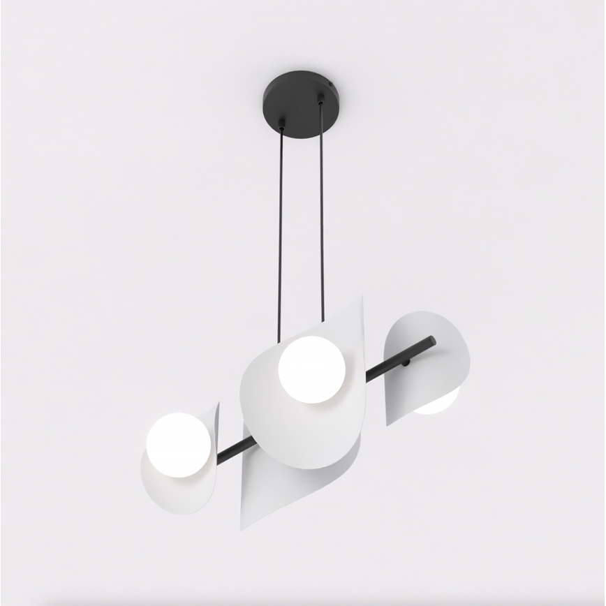 Hanglamp aan kabel ELEMENTI 4xG9/8W/230V grijs