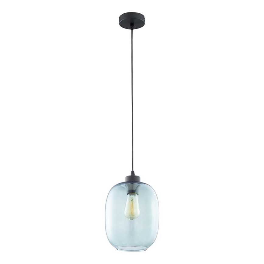 Hanglamp aan kabel ELIO 1xE27/15W/230V blauw