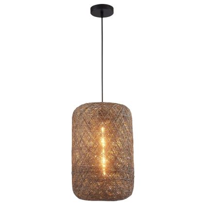Hanglamp aan kabel ELLEN 1xE27/20W/230V Ø 30 cm antraciet