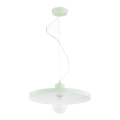 Hanglamp aan kabel ETERI 1xE27/15W/230V mintkleurig