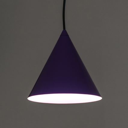 Hanglamp aan kabel ETNA II 1xE27/15W/230V Ø 18,5 cm paars
