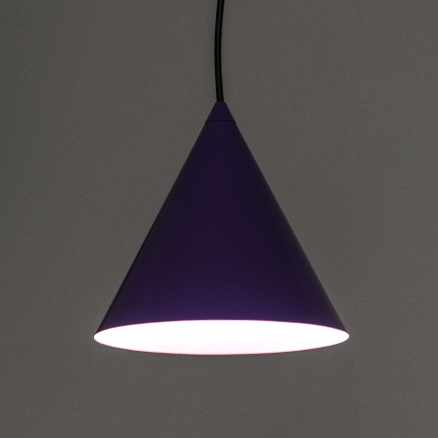 Hanglamp aan kabel ETNA II 1xE27/15W/230V Ø 18,5 cm paars