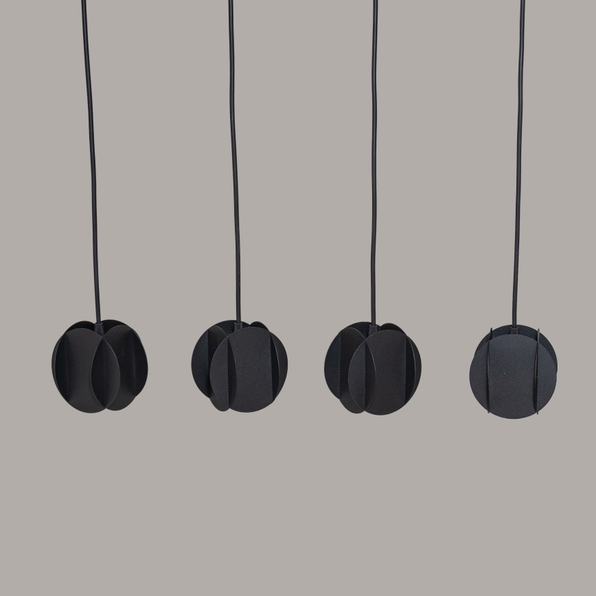 Hanglamp aan kabel GAMBIT 4xGU10/10W/230V zwart