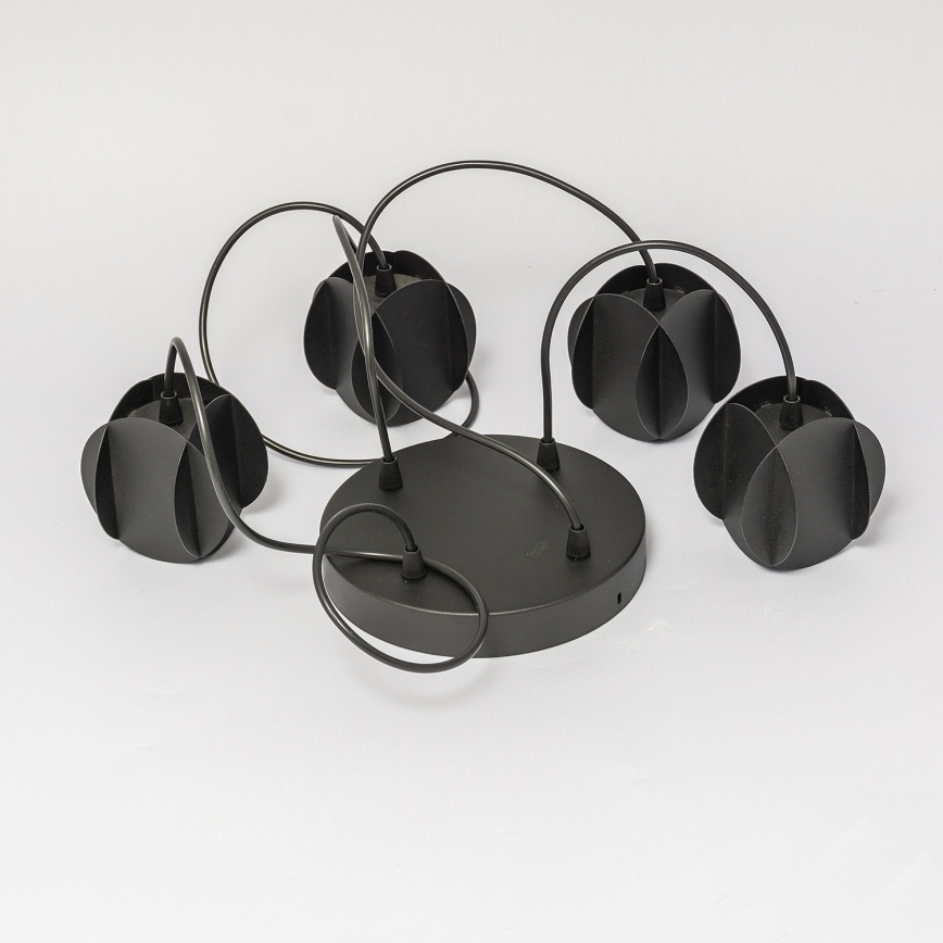 Hanglamp aan kabel GAMBIT 4xGU10/10W/230V zwart