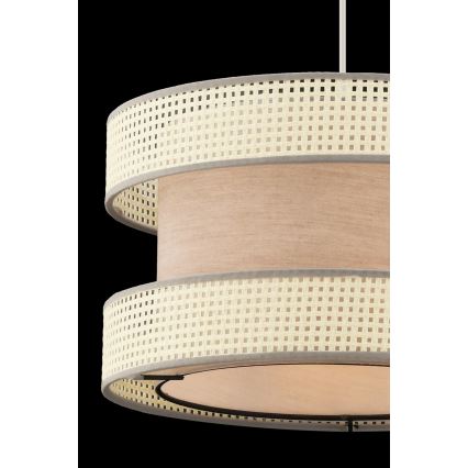 Hanglamp aan kabel HALO 1xE27/60W/230V beige/crème