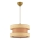 Hanglamp aan kabel HALO 1xE27/60W/230V bruin/beige
