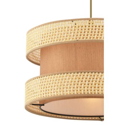 Hanglamp aan kabel HALO 1xE27/60W/230V bruin/beige