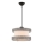 Hanglamp aan kabel HALO 1xE27/60W/230V crème/grijs