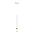 Hanglamp aan kabel JOKER 1xGU10/25W/230V wit/goud