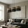 Hanglamp aan kabel KARBON 3x E27/15W/230V zwart/bruin