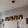 Hanglamp aan kabel KARBON 4xE27/15W/230V zwart/bruin