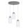 Hanglamp aan kabel KARLA 3xE27/60W/230V beton