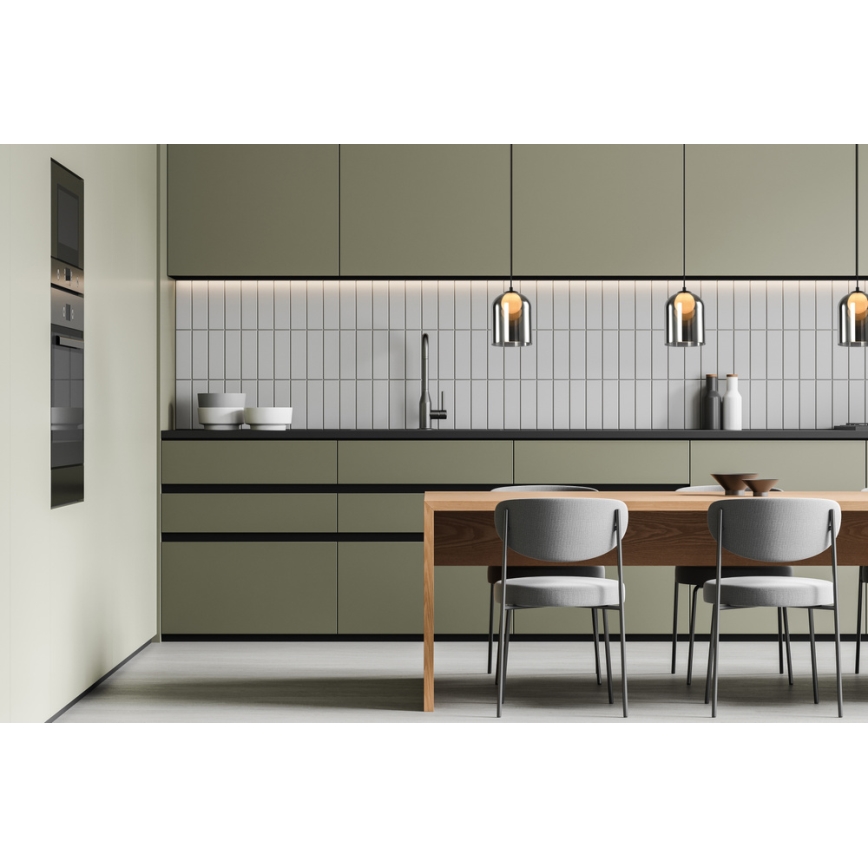 Hanglamp aan kabel KLEA 1xG9/15W/230V rookzwart