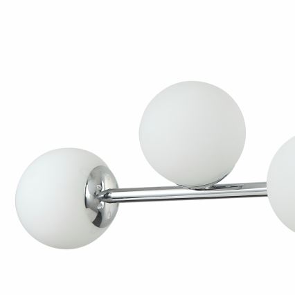 Hanglamp aan kabel MADDIE 5xE14/5W/230V glanzend chroom