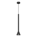 Hanglamp aan kabel MAZZO 1xGU10/8W/230V zwart