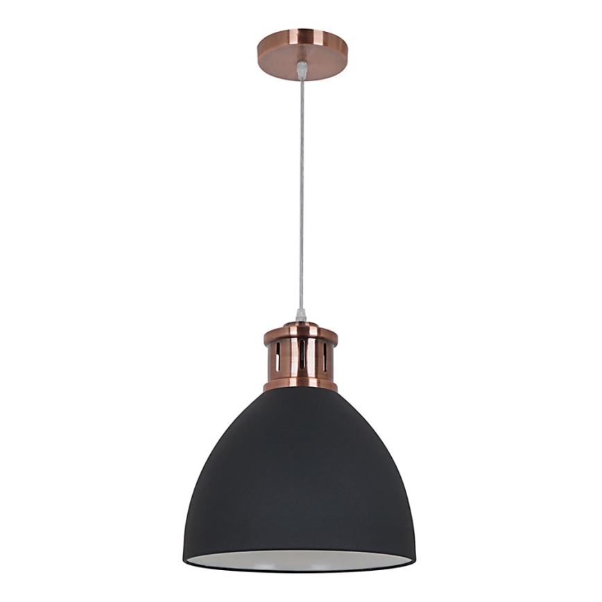 Hanglamp aan kabel METAL 1xE27/15W/230V koper/zwart