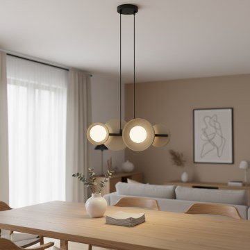 Hanglamp aan kabel MODEL 4xG9/8W/230V beige