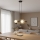 Hanglamp aan kabel MODEL 4xG9/8W/230V beige