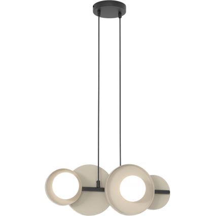 Hanglamp aan kabel MODEL 4xG9/8W/230V beige