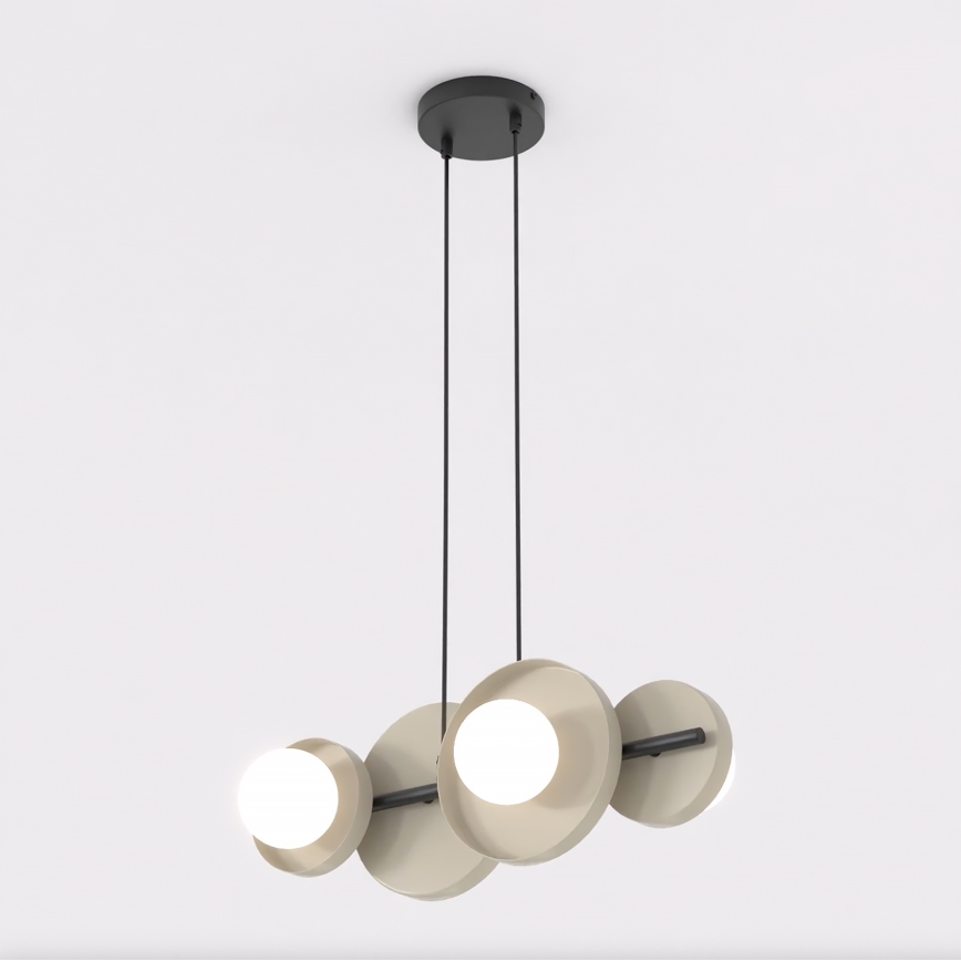 Hanglamp aan kabel MODEL 4xG9/8W/230V beige