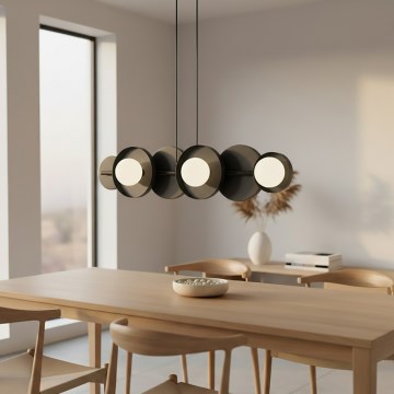 Hanglamp aan kabel MODEL 6xG9/8W/230V zwart