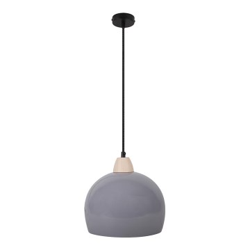 Hanglamp aan kabel MONROE 1xE27/60W/230V grijs