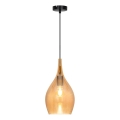 Hanglamp aan kabel NEXT 1xE27/40W/230V oranje/zwart